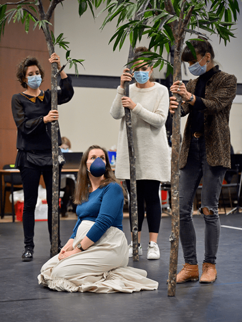 Photos de répétitions de Hippolyte et Aricie © Stefan Brion - Opéra Comique