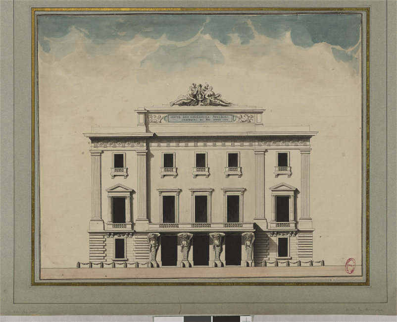 Hôtel de la Comédie Italienne, archives de l’Opéra Comique